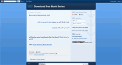 Desktop Screenshot of bookseries4you.blogspot.com