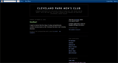 Desktop Screenshot of clevelandparkmensclub.blogspot.com