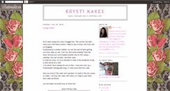 Desktop Screenshot of krystikakes-krysti.blogspot.com