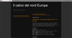 Desktop Screenshot of calcio-nord-europa.blogspot.com