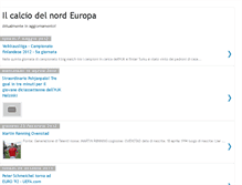 Tablet Screenshot of calcio-nord-europa.blogspot.com