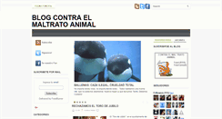 Desktop Screenshot of contra-el-mal-trato-animal.blogspot.com