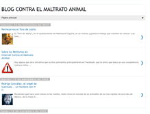 Tablet Screenshot of contra-el-mal-trato-animal.blogspot.com
