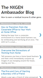 Mobile Screenshot of nxgenambassadors.blogspot.com