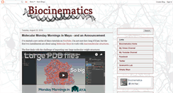 Desktop Screenshot of biocinematics.blogspot.com