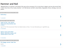 Tablet Screenshot of hammer-and-nail.blogspot.com