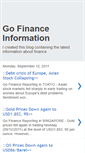 Mobile Screenshot of go-finance.blogspot.com
