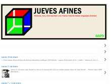 Tablet Screenshot of juevesafines.blogspot.com