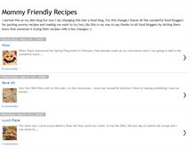 Tablet Screenshot of mommyfriendlyrecipes.blogspot.com