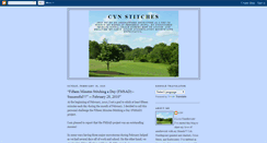 Desktop Screenshot of cyns-stitches.blogspot.com