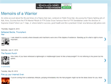 Tablet Screenshot of memoirsofawarrior.blogspot.com