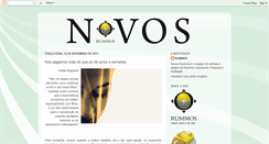 Desktop Screenshot of novos-rummos.blogspot.com