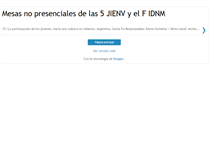 Tablet Screenshot of 5jienv-fidnm-mesas-virtuales.blogspot.com