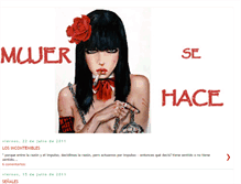 Tablet Screenshot of mujersehace.blogspot.com