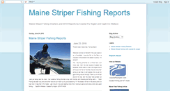 Desktop Screenshot of mainestriperfishing.blogspot.com