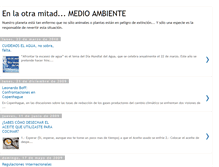 Tablet Screenshot of enlaotramitadmedioambiente.blogspot.com