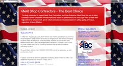 Desktop Screenshot of meritshopcontractors.blogspot.com
