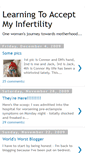 Mobile Screenshot of learningtoacceptmyinfertility.blogspot.com