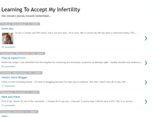 Tablet Screenshot of learningtoacceptmyinfertility.blogspot.com