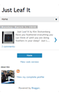 Mobile Screenshot of justleafit.blogspot.com