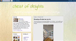 Desktop Screenshot of chestofdelights.blogspot.com