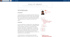 Desktop Screenshot of callitgrace.blogspot.com