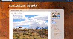 Desktop Screenshot of hemispherehoppin.blogspot.com