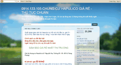 Desktop Screenshot of chungcuhapulico.blogspot.com