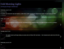 Tablet Screenshot of coldmorninglights.blogspot.com