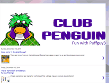 Tablet Screenshot of clubpenguinfunpuffguy3.blogspot.com