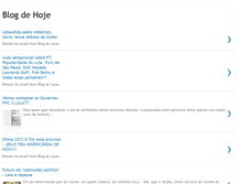 Tablet Screenshot of blogdehoje.blogspot.com