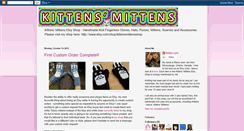 Desktop Screenshot of kittensmittensshop.blogspot.com