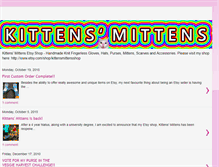 Tablet Screenshot of kittensmittensshop.blogspot.com