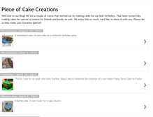 Tablet Screenshot of pieceofcakecreations.blogspot.com