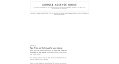 Desktop Screenshot of guide-googleadsense.blogspot.com
