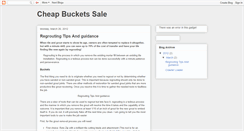 Desktop Screenshot of bucketsale.blogspot.com