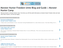 Tablet Screenshot of monsterhuntercamp.blogspot.com