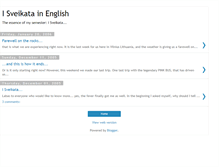Tablet Screenshot of isveikata-english.blogspot.com