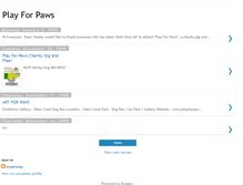 Tablet Screenshot of playforpaws.blogspot.com