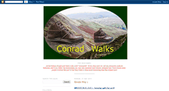 Desktop Screenshot of conradwalks.blogspot.com