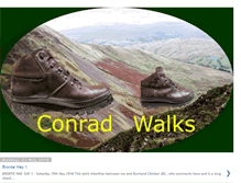 Tablet Screenshot of conradwalks.blogspot.com