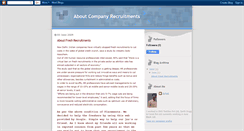 Desktop Screenshot of companyrecruit.blogspot.com