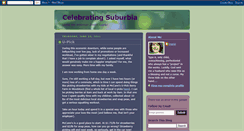 Desktop Screenshot of celebratingsuburbia.blogspot.com