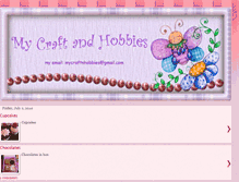 Tablet Screenshot of mycraftnhobbies-handmade.blogspot.com