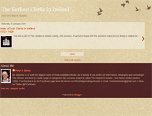 Tablet Screenshot of earliestclarksinireland.blogspot.com