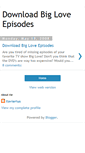 Mobile Screenshot of downloadbigloveepisodes.blogspot.com