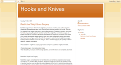 Desktop Screenshot of hooksandknives.blogspot.com