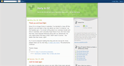 Desktop Screenshot of hollyinoz.blogspot.com