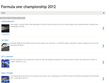Tablet Screenshot of formulaone20.blogspot.com