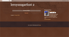 Desktop Screenshot of leroyssugarfoot.blogspot.com